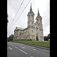 Tallinn (Reval), Kaarli kirik (Karlskirche), Ansicht von Nordwesten von der Ecke Toompuiestee / Kaarli pst