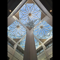 Salt Lake City, Conference Center LDS (Latter-Day Saints), Eingangshalle mit Glasskulpturen