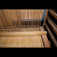 Traktur in der Wagner-Orgel