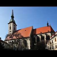 Bratislava (Pressburg), Dóm sv. Martina (Dom St. Martin), Seitenansicht von außen