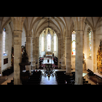 Bratislava (Pressburg), Dm sv. Martina (Dom St. Martin), Blick von der Orgelempore ins Hauptschiff