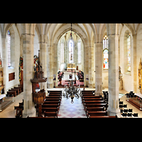 Bratislava (Pressburg), Dm sv. Martina (Dom St. Martin), Blick von der Orgelempore in den Dom