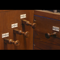 Berlin, Luisenkirche, Linke Registerstaffel der Chororgel