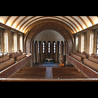 Berlin, Martin-Luther-Gedchtniskirche, Blick von der Orgelempore in die Kirche