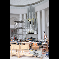 Berlin, St. Hedwigs-Kathedrale, Baustelle 2024 - Orgeleinbau