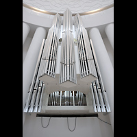Berlin, St. Hedwigs-Kathedrale, Baustelle 2024 - Orgel perspektivisch