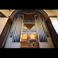 Berlin, Universitt der Knste (UDK), Groe Orgel in der Aula perspektivisch