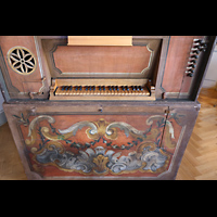 Berlin, Universitt der Knste (UDK), Spieltisch der Intalienischen Orgel