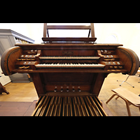 Berlin, Universitt der Knste (UDK), Spieltisch der Dinse-Orgel