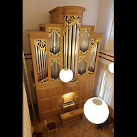 Berlin, Universitt der Knste (UDK), Rowan West-Orgel vom oberen Balkon aus gesehen