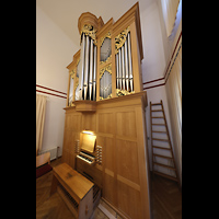 Berlin, Universitt der Knste (UDK), Rowan West-Orgel mit Spieltisch seitlich