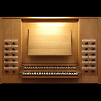Berlin, Universitt der Knste (UDK), Spieltisch der Rowan West-Orgel
