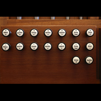 Berlin, Universitt der Knste (UDK), Registerstaffel der Orgel im bungsraum B