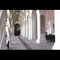 Braunschweig, Dom St. Blasii, Nrdliche Seitenschiffe mit Sulen im Perpendicular-Stil