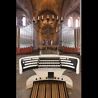 Braunschweig, Dom St. Blasii, Zentralspieltisch und Chororgel