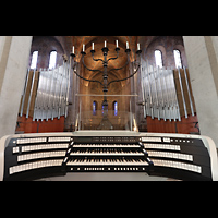 Braunschweig, Dom St. Blasii, Zentralspieltisch und Chororgel