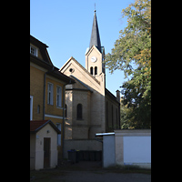 Glienicke / Nordbahn, Dorfkirche, Ansicht von Osten