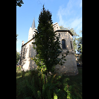 Glienicke / Nordbahn, Dorfkirche, Ansicht von Sdosten