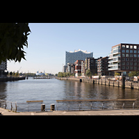 Hamburg, Elbphilharmonie, Groer Saal, Ansicht von Osten von den Marco-Polo-Terrassen