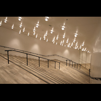 Hamburg, Elbphilharmonie, Groer Saal, Einer der Aufgnge zu den beiden Konzertslen