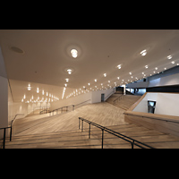 Hamburg, Elbphilharmonie, Groer Saal, Aufgnge zu den beiden Konzertslen