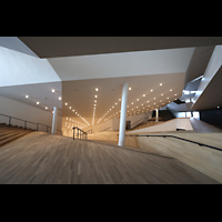 Hamburg, Elbphilharmonie, Groer Saal, Aufgnge zu den beiden Konzertslen