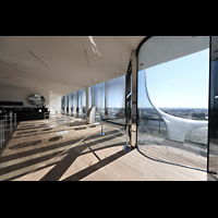 Hamburg, Elbphilharmonie, Groer Saal, Harbour-Bar (Hafenbar) in der 12. Etage