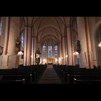 Hamburg, Hauptkirche St. Jacobi, Innenraum in Richtung Chor