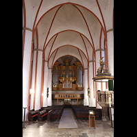 Hamburg, Hauptkirche St. Jacobi, Innenraum in Richtung Schnitger-Orgel