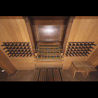 Hamburg, Hauptkirche St. Jacobi, Spieltisch von oben