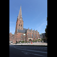 Hamburg, Hauptkirche St. Petri, Ansicht von Sden vom Speersort