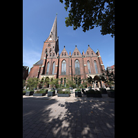 Hamburg, Hauptkirche St. Petri, Ansicht von Sden vom Speersort