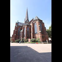 Hamburg, Hauptkirche St. Petri, Ansicht von Osten von Bei der Petrikirche