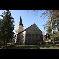 Hohen Neuendorf, Dorfkirche, Ansicht von Sdosten auf den Chor