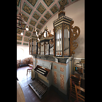 Hohen Neuendorf, Dorfkirche, Orgel seirtlich