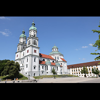 Kempten, Basilika St. Lorenz, Basilika vom Hildegardplatz von Sdwesten aus esehen