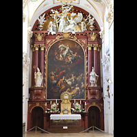 Kempten, Basilika St. Lorenz, Hochaltar von Johann Georg Haggenmiller (1682)