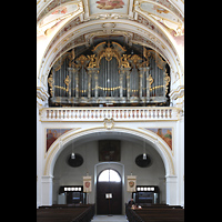 Kempten, Basilika St. Lorenz, Hauzptorgelempore