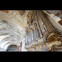 Kempten, Basilika St. Lorenz, Marienorgel und Hauptorgel