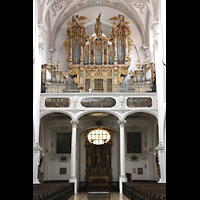Landsberg am Lech, Stadtpfarrkirche Mari Himmelfahrt, orgelempore