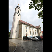 Lindau, Mnster Unserer Lieben Frau (Hauptorgel), Ansicht vom Stiftsplatz von Sdosten
