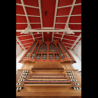 Norderney, Inselkirche, Orgel mit Spieltisch