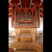 Norderney, Inselkirche, Orgel mit Spieltisch