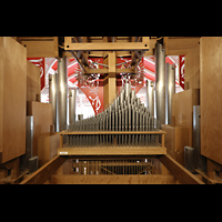 Norderney, Inselkirche, Hochgebnkte Pfeifen des Kornettwerks