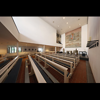 Norderney, Kath. Kirche Stella Maris, Innenraum seitlich