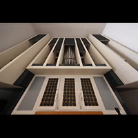 Norderney, Kath. Kirche Stella Maris, Orgel perspektivisch