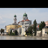 Ansicht vom Dreiflüsseleck (Innseite) Passau, Dom St. Stephan, Ansicht vom Dreiflüsseleck (Innseite)