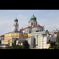 Ansicht vom Dreiflüsseleck (Innseite) Passau, Dom St. Stephan, Ansicht vom Dreiflüsseleck (Innseite)