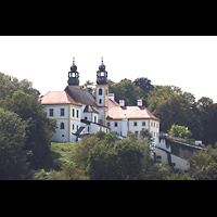 Passau, Wallfahrtskirche Mariahilf, Ansicht vom Inn aus