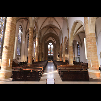 Rheine, St. Dionysius, Innenraum in Richtung Westwand